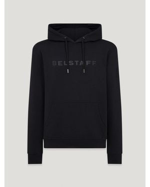 Belstaff Signature Hoodie Cotton Fleece - Black