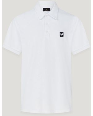 Belstaff Tether Polohemd Für Herren Towelling - Weiß