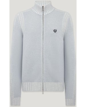 Belstaff Seasonal Watch Full Zip Jumper - Blue