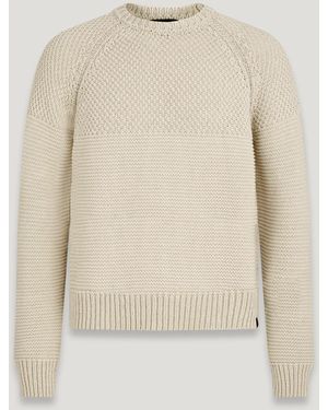 Belstaff Channel Crewneck Sweater - Natural