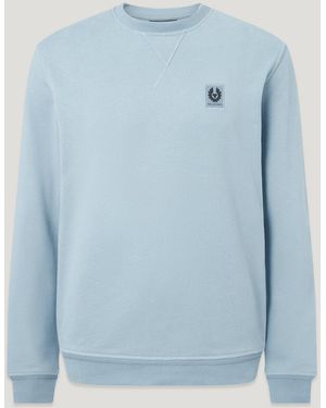 Belstaff Men's Sweatshirt Cotton Fleece - Blue