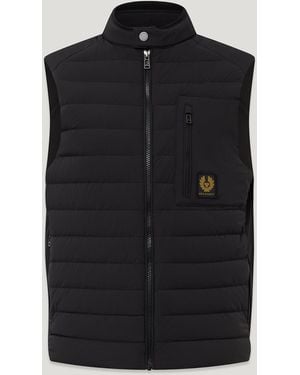 Belstaff Men's Chassis Gilet Lightweight Stretch Down - Black