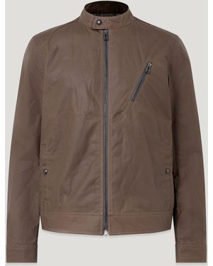 Belstaff Men's Sideline Jacket Waxed Cotton - Brown