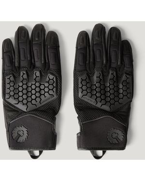 Belstaff Men's Twyford Motorcycle Glove Goat Leather - Black