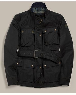 Belstaff Women's Trialmaster Icon Jacket Waxed Cotton - Black