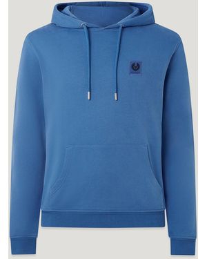 Belstaff Men's Hoodie Cotton Fleece - Blue
