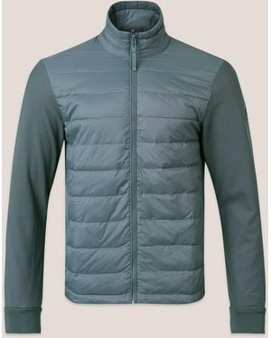 Belstaff Men's Essential Mixed Media Jacket Nylon - Blue