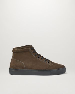 Belstaff Rally High Top Trainers - Brown
