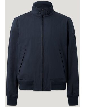 Belstaff Men's Overland Jacket Compact Technical Cotton - Blue