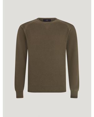 Belstaff Guide Crewneck Sweater Organic Cotton - Green