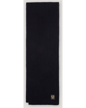 Belstaff Unisex Watch Scarf Lambswool - Blue