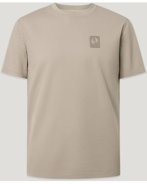 Belstaff Men's Curator Pique T-shirt Cotton - Natural