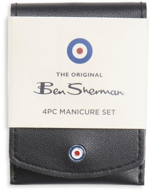 Ben Sherman 4 Piece Manicure Gift Set In - White
