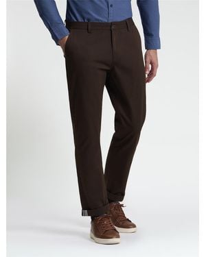 Ben Sherman Signature Slim Stretch Chino In Cocoa - Black