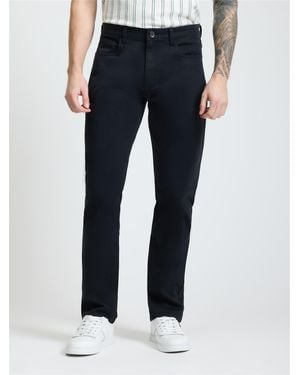 Ben Sherman 5 Pocket Bedford Trousers In Black - Blue