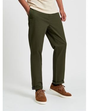 Ben Sherman Signature Slim Stretch Chino In Khaki - Green