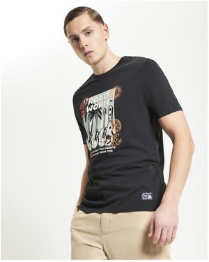Ben Sherman Travel Guitar Tee In Black