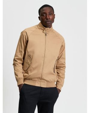 Ben Sherman Signature Harrington In Sand - White