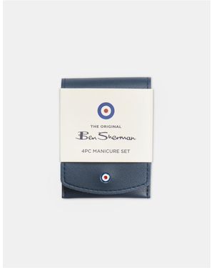 Ben Sherman 4 Piece Manicure Gift Set In - Blue
