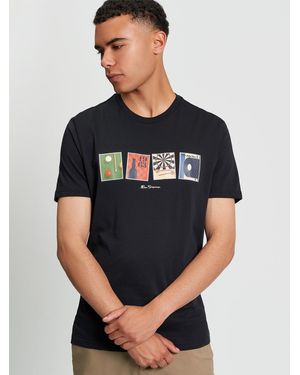 Ben Sherman Pub Sports Tee In Black