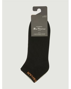 Ben Sherman 3 Pack Trainer Sock In Assorted - White