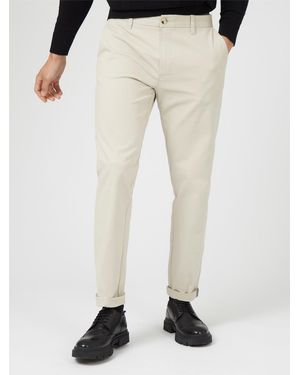 Ben Sherman Slim Fit Chinos - Natural