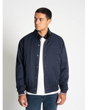 Ben Sherman Sports Harrington In Dark Navy - Blue