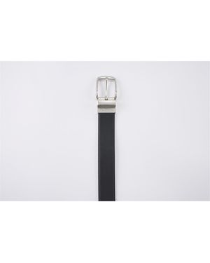 Ben Sherman George Reversible Leather Belt - White