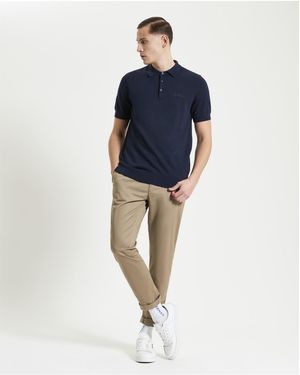 Ben Sherman Signature Short Sleeve Polo - Blue