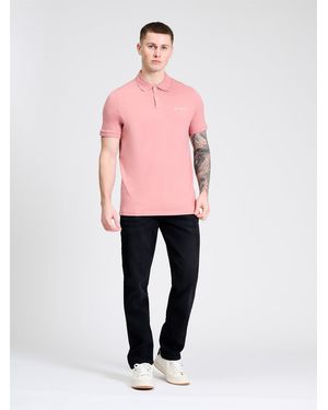 Ben Sherman Non Tipped Polo In Light Pink