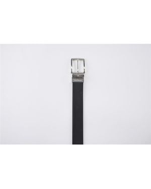 Ben Sherman Jayes Reverse Leather Belt In Black - White