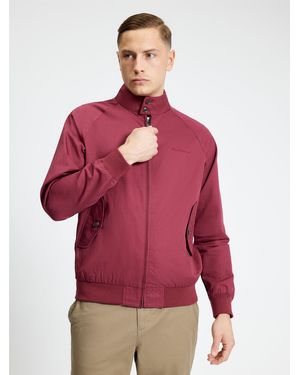 Ben Sherman Signature Harrington Jacket In Cherry - Red