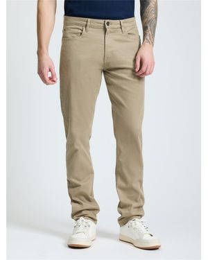 Ben Sherman 5 Pocket Bedford Trousers In Stone - Natural