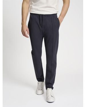 Ben Sherman Pique Jogger In Midnight - White