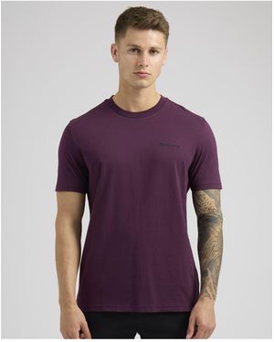 Ben Sherman Chest Embroidery Tee - Purple