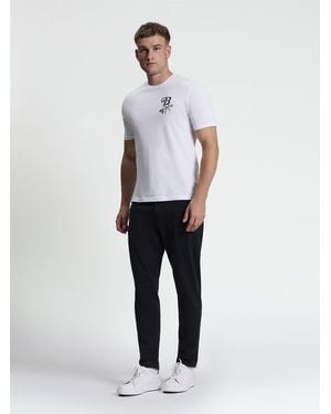 Ben Sherman Short Sleeve Ride Out Tshirt In White