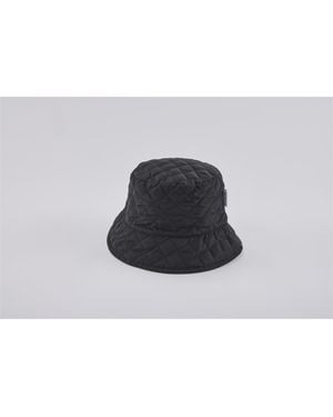 Ben Sherman Diamond Quilted Bucket Hat - White