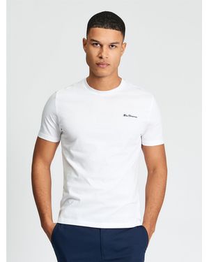 Ben Sherman Short Sleeve Signature Tshirt In White