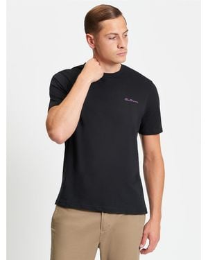 Ben Sherman Signature Logo Tee In Black