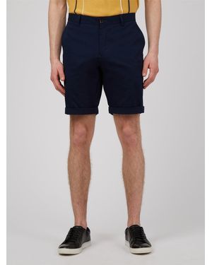 Ben Sherman Signature Cotton Chino Shorts In - Blue