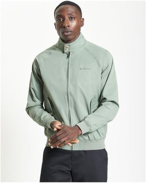 Ben Sherman Signature Harrington Jacket In - Green