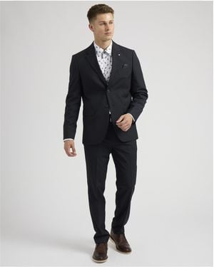 Ben Sherman Soho Suit In Dark Navy - Blue