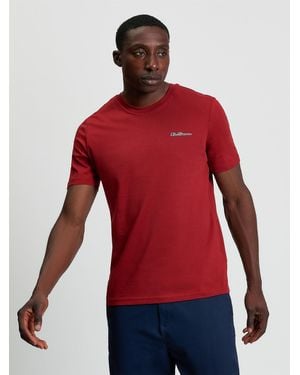 Ben Sherman Signature Logo Tee In - Red