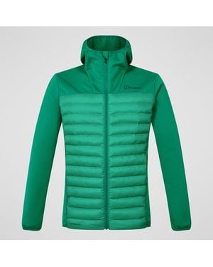 Berghaus Vaskye Hybrid Hooded Insulated Jacket - Green