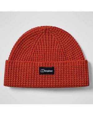 Berghaus Rhynie Waffle Rib Beanie - Red