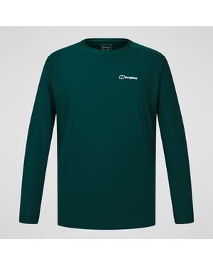 Berghaus 24/7 Crew Long Sleeve Tech Tee - Green
