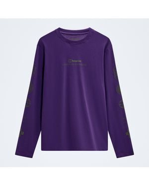 Berghaus Exped Essential Long Sleeve Tee - Purple