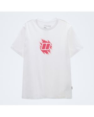Berghaus Sketched Blocks Essential Tee - White