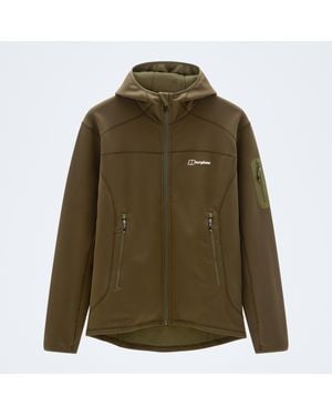Berghaus Pravitale Mtn 2.0 Hooded Fleece Jacket - Green