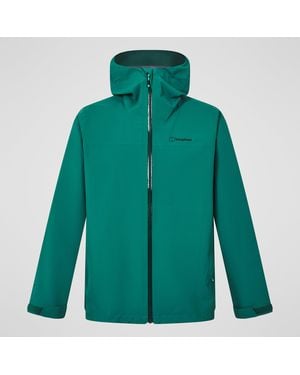Berghaus Arnaby Hooded Waterproof Jacket - Green